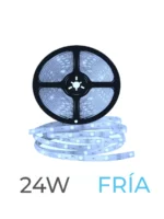 TIRA LED EXTERIOR 12V 24W FRIA 5m. 300 LEDS IP65 CANDELA - 7347