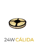 TIRA LED EXTERIOR 12V 24W CALIDA 5m. 300 LEDS IP65 CANDELA - 7345