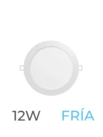 LUMINARIA LED CANDELA DE EMBUTIR 12w FRIA REDONDA - 7540