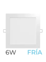 LUMINARIA LED CANDELA DE EMBUTIR 06w FRIA CUADRADA - 7546