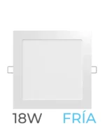 LUMINARIA LED CANDELA DE EMBUTIR 18w FRIA CUADRADA - 7550
