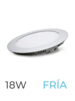 LUMINARIA LED CANDELA DE EMBUTIR 18w FRIA REDONDA - 6821