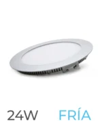 LUMINARIA LED CANDELA DE EMBUTIR 24w FRIA REDONDA - 7262