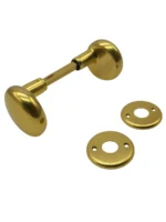 PICAPORTE POMO D/B DESCENTRADO LISO BRONCE PULIDO - 332154