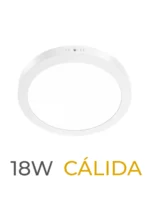LUMINARIA LED SICA DE SOBREPONER 18w CALIDA REDONDA - 911764
