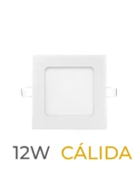 LUMINARIA LED SICA DE EMBUTIR 12w CALIDA CUADRADA - 911792