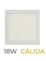 LUMINARIA LED SICA DE SOBREPONER 18w CALIDA CUADRADA - 911774