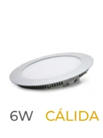 LUMINARIA LED CANDELA DE SOBREPONER 06w FRIA REDONDA - 6829