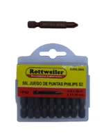 PUNTAS PHILLIPS SIMPLE PH2 X 50 MM EN BLISTER X 10 - EVOL2690