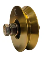 RUEDA P/PORTON ACERO 140MM CANAL V DURAMAC - SC-8140