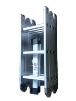 ESCALERA PLEGABLE 4X3 ALUMINIO REFORZADA DURAMAC - 10450