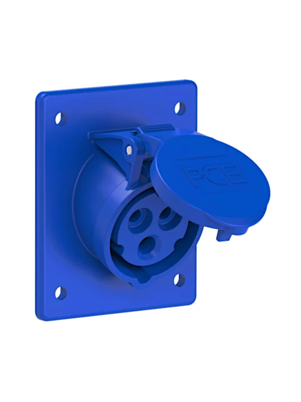 PR.INC.INCL.IP44 2PT 16A 220V CR | PRESE FISSE CEE | APPARECCHIATURE CEE | MATERIALE CIVILE E INDUSTRIALE