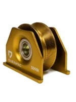 RUEDA P/PORTON ACERO 50MM CANAL V C/SOPORTE DURAMAC - 10160