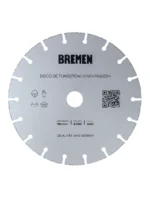 DISCO DE TUNGSTENO PARA MADERA 180 BREMEN - 8301