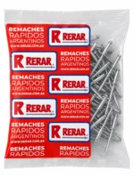 REMACHE DE ALUMINIO 6,0X14 SOBRE X 50 CABEZA NORMAL RERAR - RES6014A
