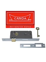 CERRADURA CANOA 801 PUERTA PLACA FTE. ANGOSTO REVERSIBLE - 801