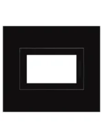 LLAVE EMBUTIR KALOP TAPA ZEN 5X5 NEGRO - KS41506