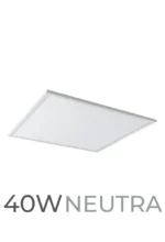 LUMINARIA LED CANDELA DE EMBUTIR 40w 60x60 NEUTRA CUADRADA - 7086