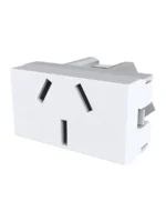 LLAVE EMBUTIR JELUZ PLATINUM TOMA 10A BLANCO - 60018