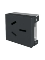 LLAVE EMBUTIR JELUZ PLATINUM TOMA 20A NEGRO - 80079