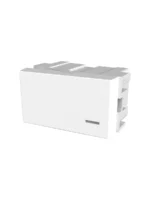 LLAVE EMBUTIR JELUZ PLATINUM INTERRUPTOR COMBINADO BLANCO - 60053