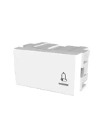 LLAVE EMBUTIR JELUZ PLATINUM PULSADOR BLANCO - 60052