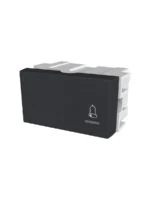 LLAVE EMBUTIR JELUZ PLATINUM PULSADOR NEGRO - 80052