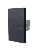 LLAVE EMBUTIR JELUZ PLATINUM INTERRUPTOR TECLON 3 MODULOS NEGRO - 80351