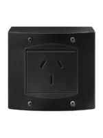 LLAVE EXTERIOR JELUZ 1 TOMA 20 A NEGRO - 50420-13