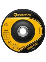 DISCO DURAMAC FLAP 180 MM GRANO 120 OXIDO DE ZIRCONIO - 10027