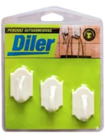 PERCHA AUTOADHESIVA MEDIANA X 3 - P803