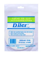 TAPA AUTOADHESIVA REDONDA 7X7 DIAM 10,5cm x 4 unid. - TC105