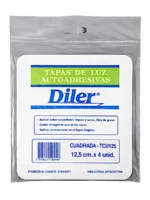 TAPA AUTOADHESIVA CUADRADA 10X5 DE 12,5 X 8cm x 4 unid. - TCU125