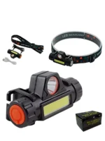 Linterna Minera De Cabeza Con Vincha Led 10w Cob 3 Modos - CRIV028