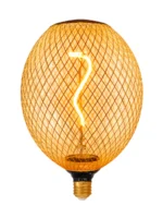 LAMPARA LED MESH AMBER GLOBO 4W CALIDA - 7925