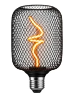 LAMPARA LED MESH BLACK CUBO 4W CALIDA - 7922