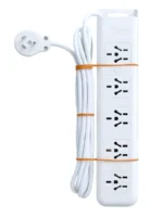 PROLONGADOR 5 TOMAS C/TECLA CABLE 3MTS - ZI-1010