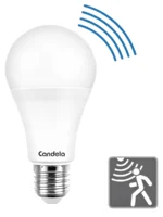 LAMPARA LED CON SENSOR 12W E27 FRIA CANDELA - 7931