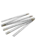 REGLA P/CARPINTERO X 2 MT. PLEGABLE BLANCA - SM 0014-4