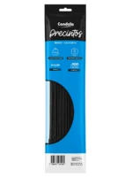 PRECINTO PLASTICO 400mm x 4,8mm x 100 Un. NEGRO - 7423