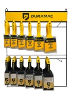 EXHIBIDOR DURAMAC DE PINCELES 60cm de ancho x 74cm de alto - .