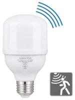 LAMPARA LED CON SENSOR 20W E27 FRIA CANDELA - 8013