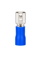 TERMINAL PALA MACHO DE BRONCE AISLADO 1,5 A 2,5 AZUL - TPL256Z