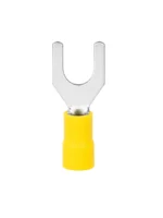 TERMINAL U DE BRONCE AISLADO 4 A 6 AMARILLO - TU3866A