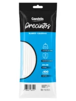 PRECINTO PLASTICO 250mm x 4,8mm x 100 Un. BLANCO - 7418