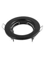 SPOT PARA DICROICA FIJO EMBUTIR NEGRO - 108004/NE