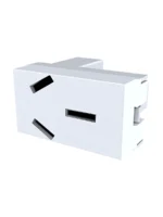 LLAVE EMBUTIR JELUZ PLATINUM TOMA 20A 1 MODULO BLANCO - 60059