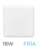 LUMINARIA LED CANDELA INFINITY 18W CUADRADA FRIA  - 8007