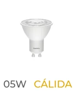 LAMPARA LED DICROICA CANDELA 5W GU10 CALIDA - 6812