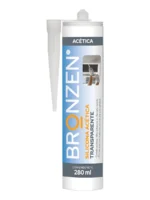 SILICONA ACETICA BRONZEN 280ML BLANCA - FA-AB